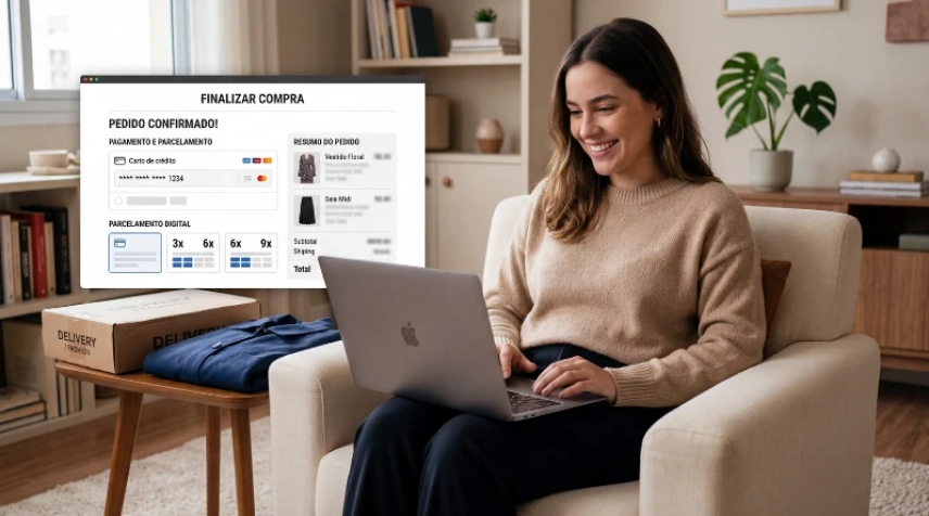 Artigo sobre Cartão de crédito domina as compras online: Saiba como lucrar ainda mais com crediário próprio.